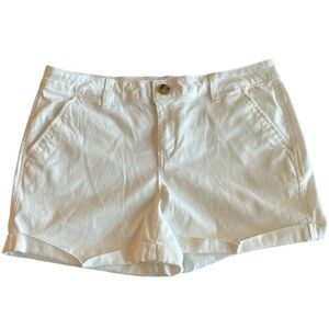 SO Shorts Favorite Midi Low Rise White Stretch Juniors 11